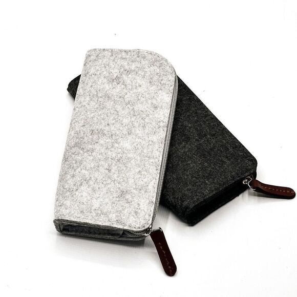 Set of Two Felt Pencil/Brush Bags - Picture 1 of 6